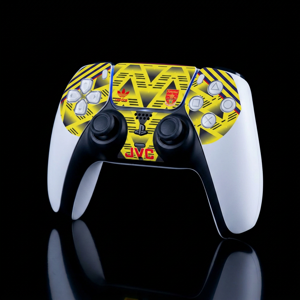 Retro Arsenal 1992 Away PS5 Controller Skin